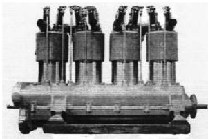 4-cylinder Darracq engine