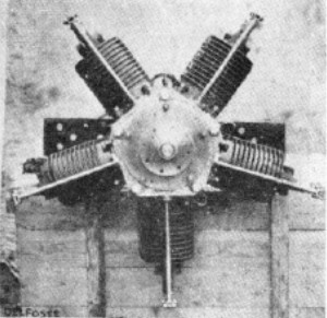 Delfosse 5-cylinder rotary engine