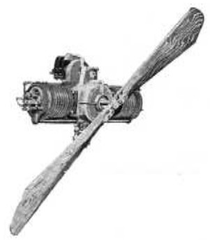 Motor Detroit Aero con hélice
