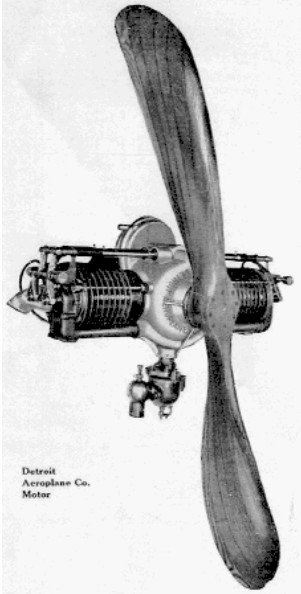 Detroit Aeroplane Co., el motor de 30-40 HP