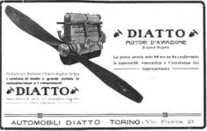 The Diatto aeronautic engine