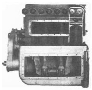 Duesenberg 70 HP sección lateral