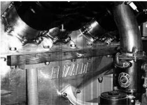 Elizalde name on engine block