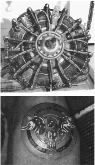 Sirio engine with emblem
