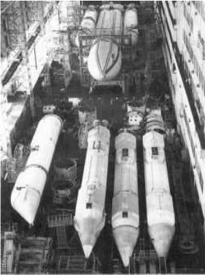 Energia and the boosters with their engine
