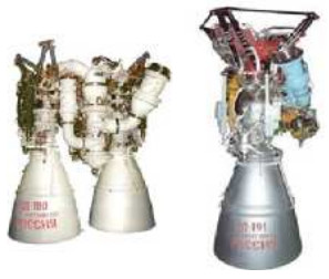 Energomash RD-180 and RD-191