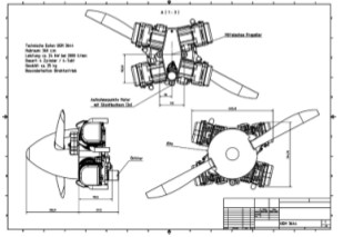 Concept drawing of EWAK engine
