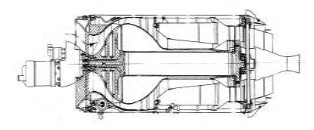 Fairchild J-44 cross-section