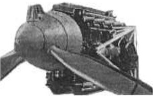 Fairey P-24 with propeller