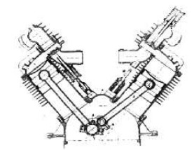 Farcot V-8 dibujo esquemático