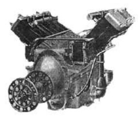 Farman V-8 giving 200 CV