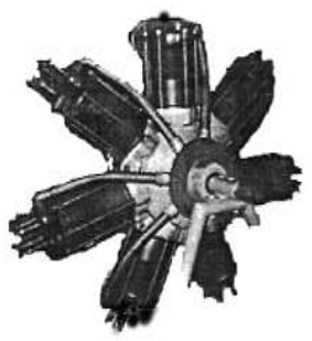 Ferenc - Kalman - Dedics, motor rotativo de 7 cilindros