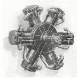 Vista frontal del motor Filtz de 60 CV