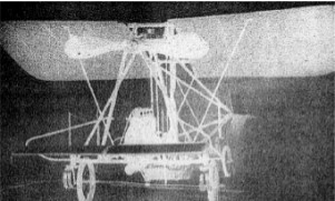 FN motorbike engine on plane
