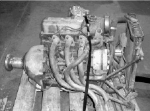 Four-cylinder inline Ford converted for aviation