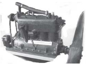 Converted Ford T engine