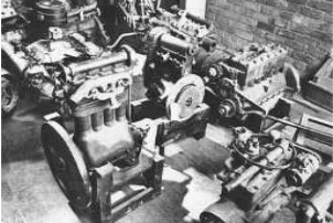 Part of the Ford engine lot
