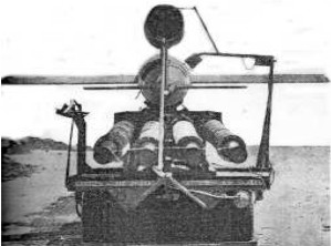Loon with four launch boosters
