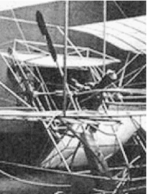 Monoplano de Friz con motor