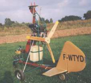 Fuji-Robin EC-44PM on the Guepard autogyro