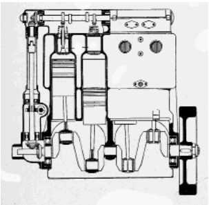 The Gaggenau 4-cylinder engine