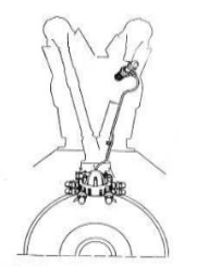 Garelli, Distributor and discharge valve
