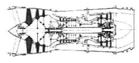 General Electric F-412 cross-section