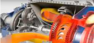 Turbina de potencia y engranajes reductores