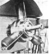Rotativo Gnome del año 1911 de 25 CV