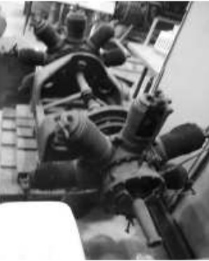 Instalación doble de un motor Gnome para un avión