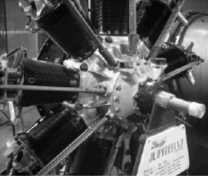 Foto más cercana del motor Jupiter VI