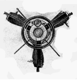 3 cylinder Ajax engine