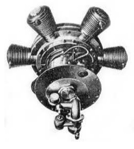 6 cylinder Ajax (double 3 cylinder engine)