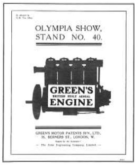 Green aviation engine ad