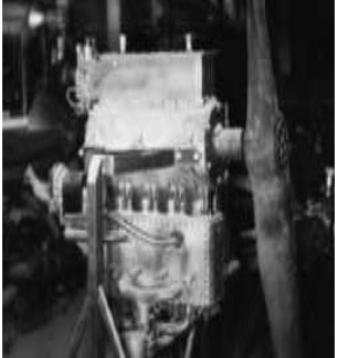 Inverted 4-cylinder GYP engine
