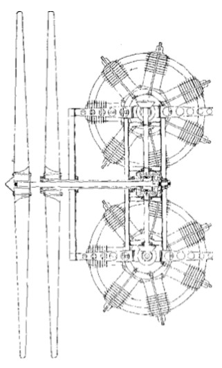 Double rotary engine assembly