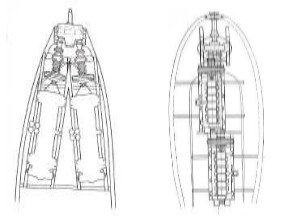 Double engine assemblies