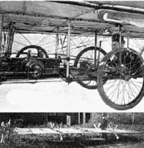 Compleja instalación de Gillespie en 1905