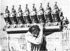 Relative lightness of the aviation engine