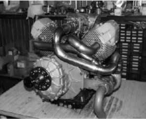 Complete Guzzi engine
