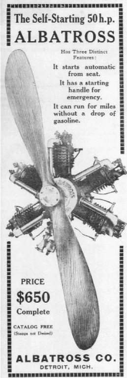 Albatross Co - 1911 advertisement