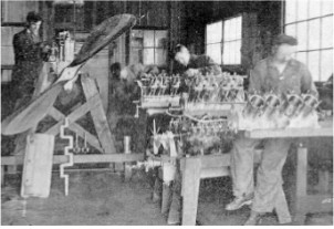 Hall-Scott engine assembly hall