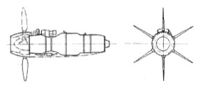 Dibujos del Heinkel HeS-021