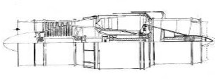Dibujo del Heinkel HeS-30