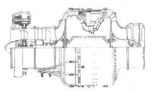 Dibujo del Heinkel HeS-8 V16