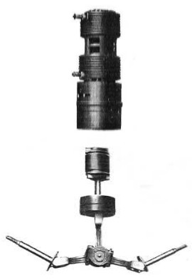 Cylinder and connecting rod system