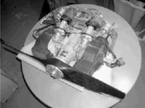 Dyad 280D rear view with the propeller nearly touching the air outlets
