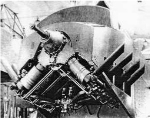 Strange inverted 8V engine