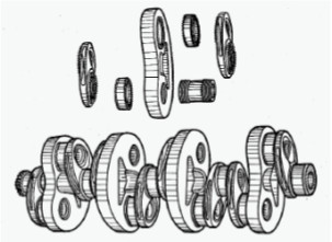 Hirth crankshaft details