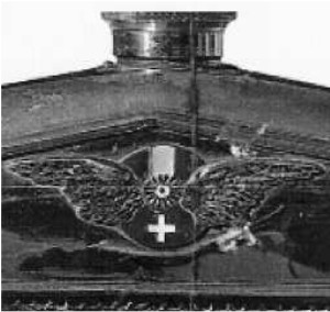 Hispano Suiza logo on a car